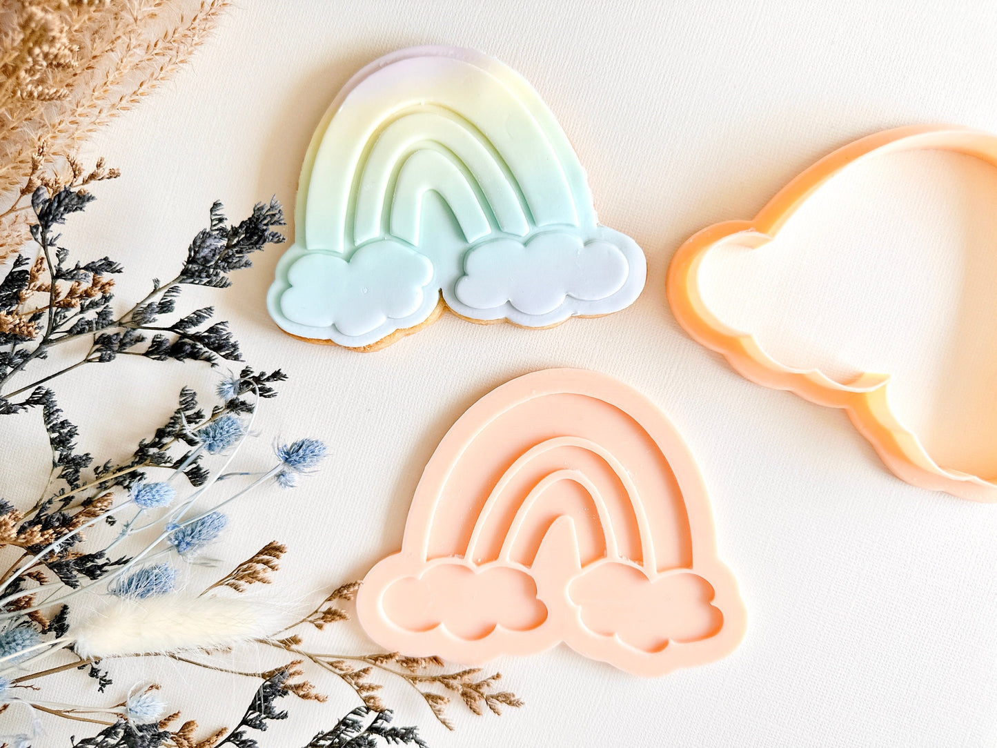 Rainbow Cookie Cutter and Debosser