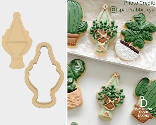 Pot Plant Cookie Cutter and Debosser