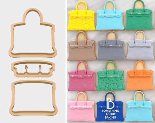 Women Handbag Cookie Cutter and Debosser