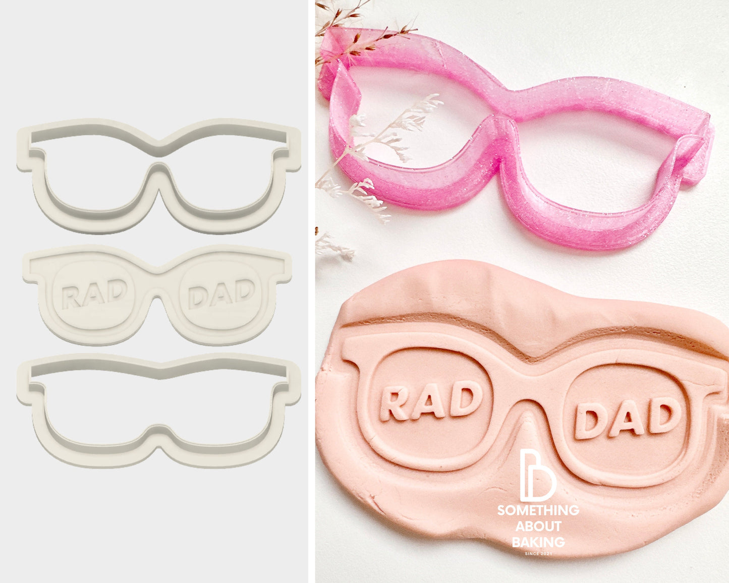 Father's Day Cookie Cutter and Debosser