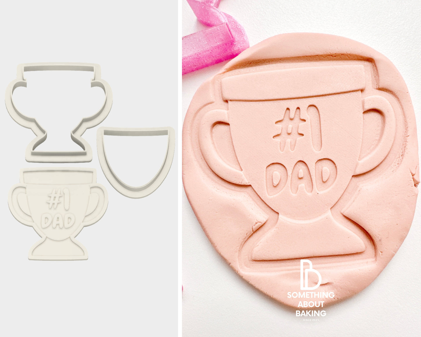 Father's Day Cookie Cutter and Debosser