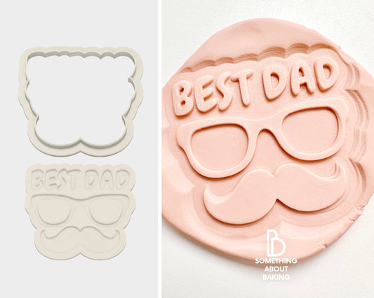 Father's Day Cookie Cutter and Debosser