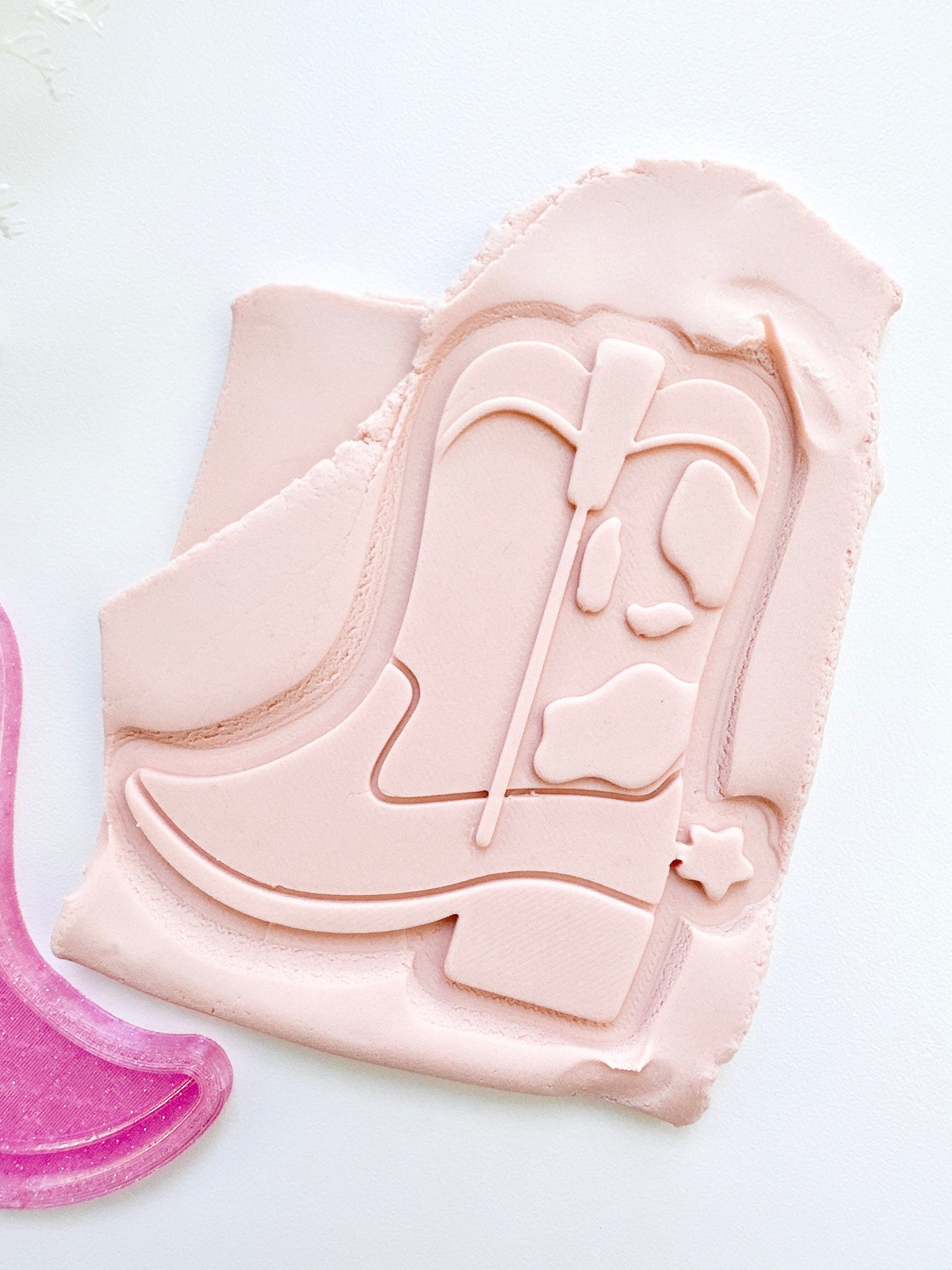 Cowboy Boot Cookie Cutter and Debosser